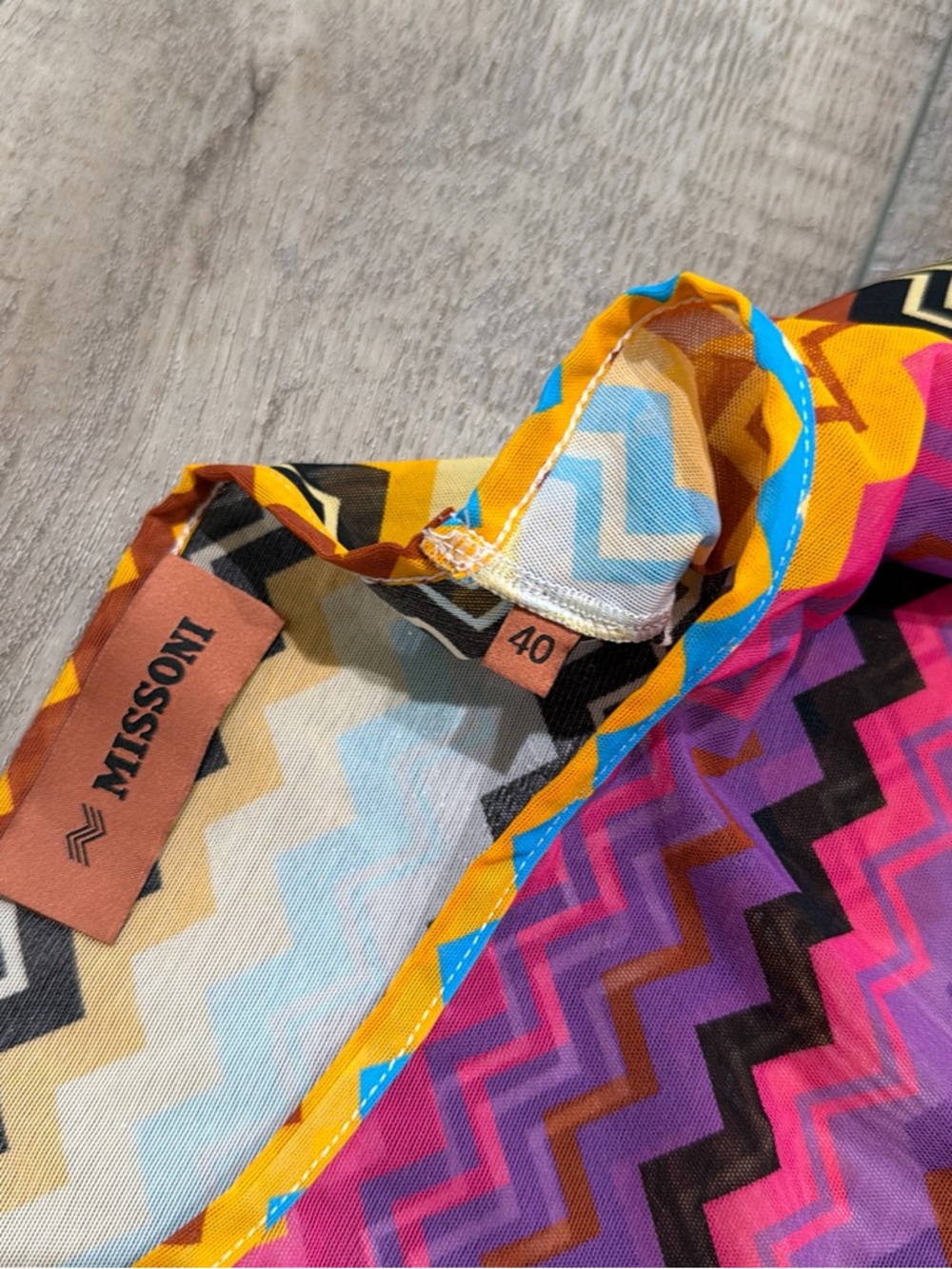 Missoni zig zag printed beach dress - Picture 4 of 6